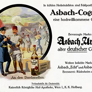 Advert for Asbach- Cognac, 1915