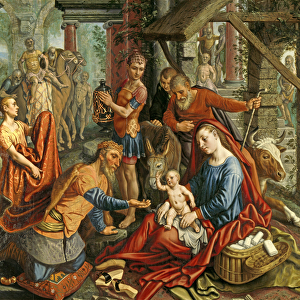 The Adoration of the Magi, central panel, c. 1560 (oil on panel)