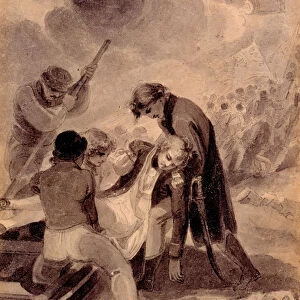 Affair of Teneriffe, 1808 (w / c on paper)