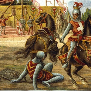 Amedee VII of Savoy (1360 -1391) said The Red Count during a tournament