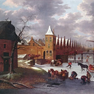 Amsterdam City Gate (oil on canvas)