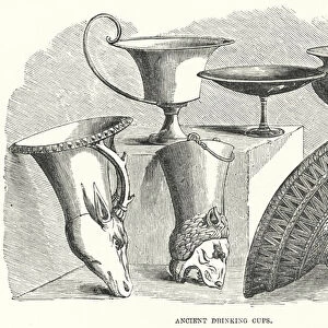 Ancient Drinking Cups (engraving)