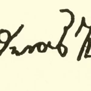 Andreas Romberg, 1767-1821, signature (engraving)