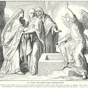An Angel Declareth the Resurrection (engraving)