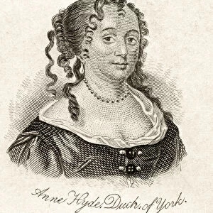 Anne Hyde, Duchess of York, from Crabbs Historical Dictionary, published 1825