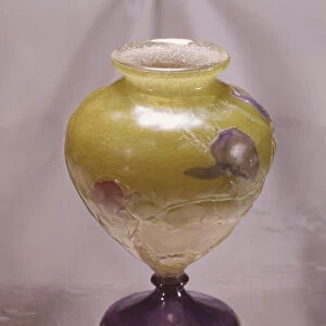 Art Nouveau: vase decore realized by Emile Galle (1846-1904)