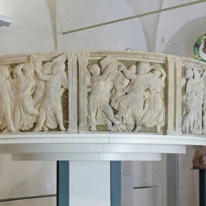 Balcony pulpito with dancing angels, 1434 - 1438