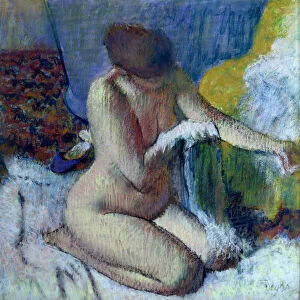 After the Bath, 1895 (pastel on mounted paper)