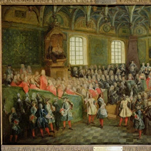 Bed of Justice Held in the Parliament at the Majority of Louis XV (1710-74), 22nd February 1723