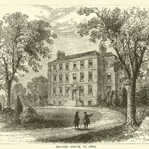 Belsize House in 1800 (engraving)