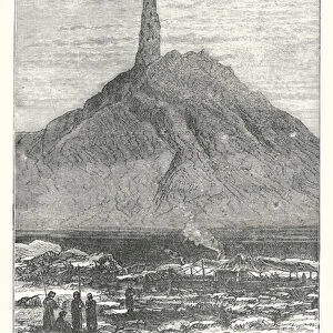 Birs Nimrod, supposed remains of the Tower of Babel (engraving)