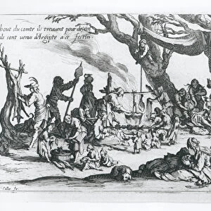 A Birth in a Gypsy Camp (engraving)