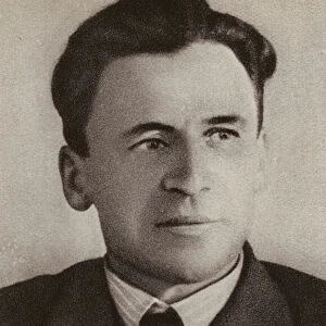 Boris Lazarenko, Soviet Russian electrical engineer (b / w photo)