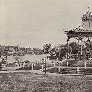 Botanical Gardens, Adelaide (b / w photo)
