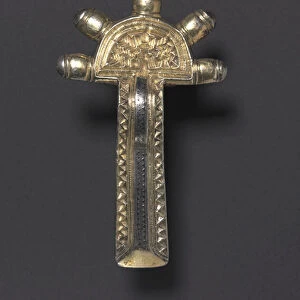 Bow Fibula, 500-550 (silver gilt and niello)
