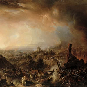 The Burning of Moscow in 1812, 1854 (oil on canvas)