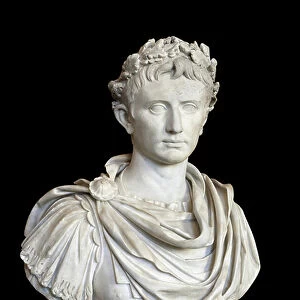 Bust of Emperor Augustus (marble)