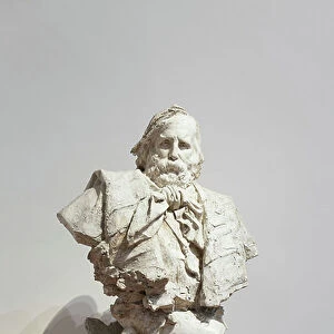 Bust of Garibaldi, 1875 (marble)
