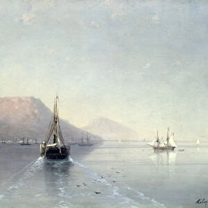 Calm, 1885 (oil on panel)