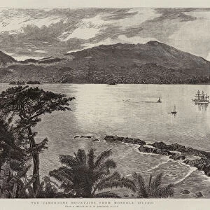 The Cameroons Mountains from Mondole Island (engraving)