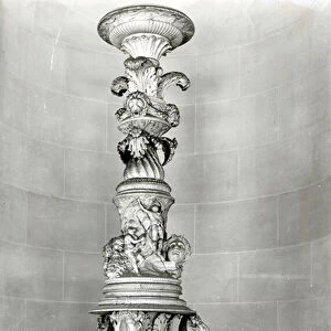Candelabra designed by Piranesi on the basis of roman antique pieces for his own tomb