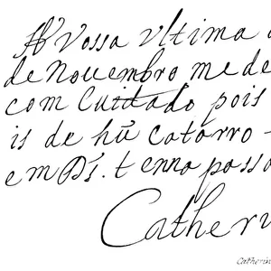 Catherine Q. (Wife of Charles II) (engraving)