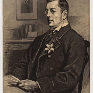 Celebrities of the Day, the Right Honourable Joseph Chamberlain, MP (engraving)