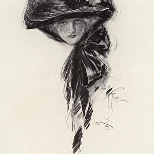 Character from the novel, The One Way Out, by Bettina Von Hutten (litho)