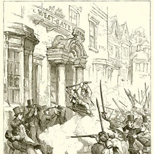 Chartist Riots at Newport (engraving)