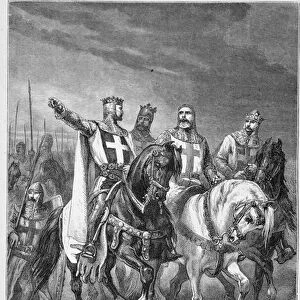 The Four Chiefs of the First Crusade (including Godefroi de Bouillon) - in "