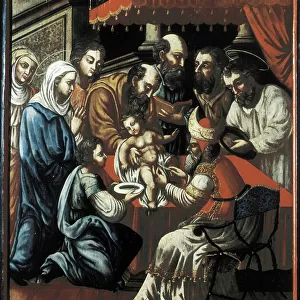 The circumcision of Jesus (oil on canvas)
