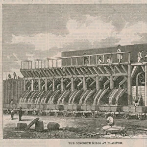 The concrete mills at Plaistow (engraving)