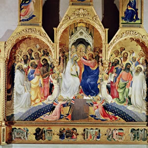 The Coronation of the Virgin (tempera & gold leaf on panel)