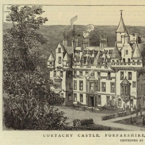 Cortachy Castle, Forfarshire, Seat of the Earl of Airlie (engraving)