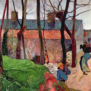 Cottage at Le Pouldu, 1890 (oil on canvas)