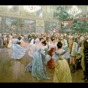 Court Ball at the Hofburg, 1900 (w / c)