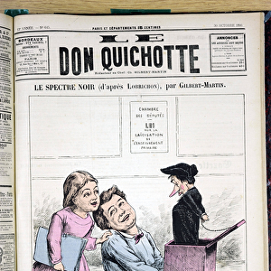 Cover of "Le Don Quixote", number 645, Satirique en Colours