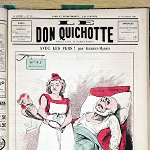 Cover of "Le Don Quixote", number 701, Satirique en Colours