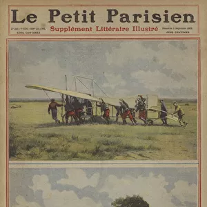 Cover of Le Petit Parisien, 5 September 1909 (colour litho)