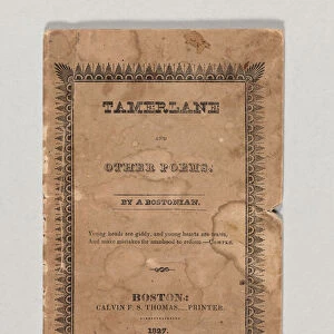 Front cover of Tamerlane and Other Poems by Edgar Allan Poe
