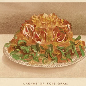 Creams of Foie Gras (colour litho)