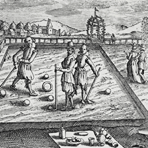 Croquet, c. 1650 (engraving)