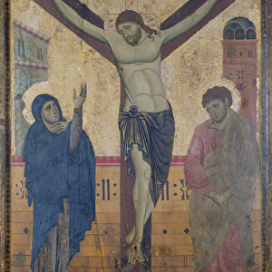 Crucifixion, c. 1285 (tempera with gold on panel)
