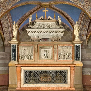 Crypt, High Altar with the Ark of Saints Marcellino and Peter Exorcist