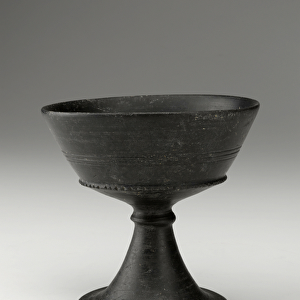 Cup, c. 620-600 BC (bucchero sottile ceramic)