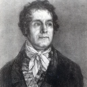 Cyprien Gaulon, 1824-5 (lithograph) (b / w photo)