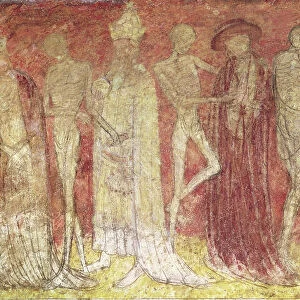 The Dance of Death, from the choir (tempera on stone)