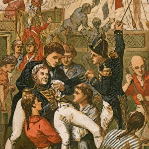 The Death of Lord Nelson (colour litho)