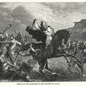 Defeat of the Israelites by the Children of Judah (engraving)