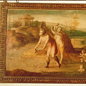 Deucalion and Pyrrha (oil on canvas)